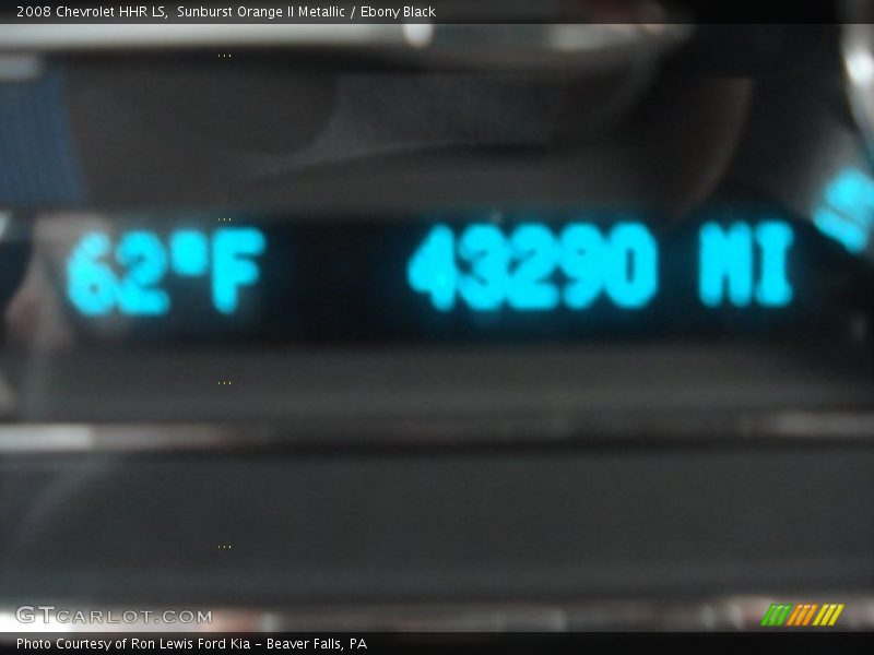 Sunburst Orange II Metallic / Ebony Black 2008 Chevrolet HHR LS
