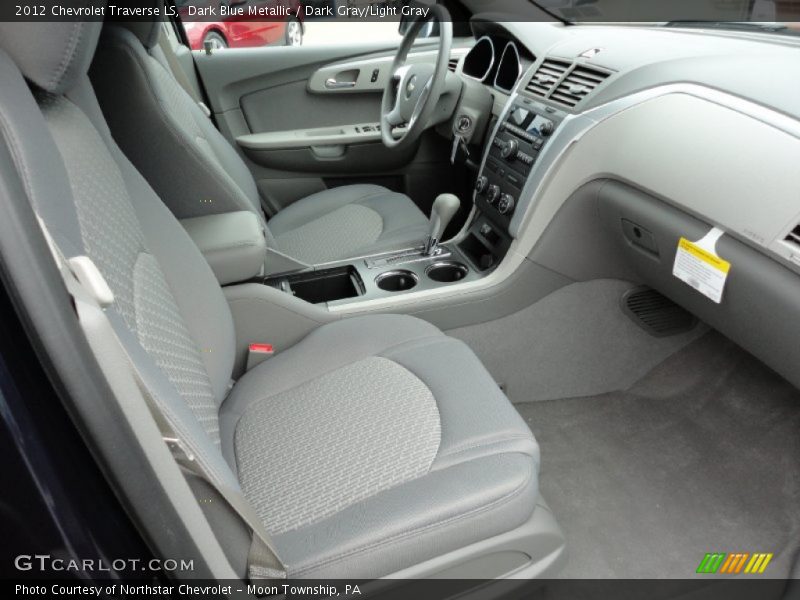  2012 Traverse LS Dark Gray/Light Gray Interior