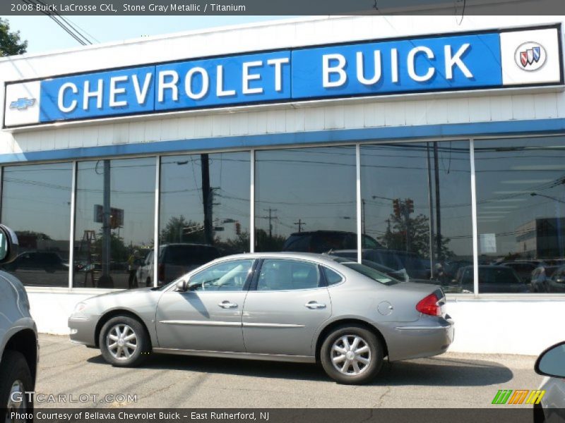 Stone Gray Metallic / Titanium 2008 Buick LaCrosse CXL