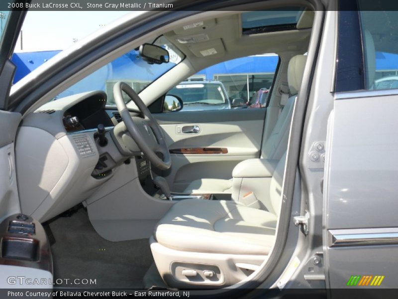 Stone Gray Metallic / Titanium 2008 Buick LaCrosse CXL