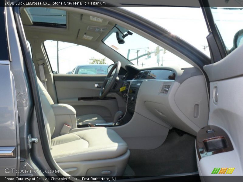 Stone Gray Metallic / Titanium 2008 Buick LaCrosse CXL