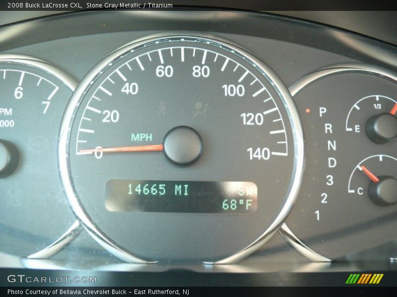 Stone Gray Metallic / Titanium 2008 Buick LaCrosse CXL