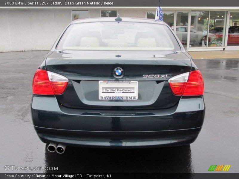 Deep Green Metallic / Beige 2008 BMW 3 Series 328xi Sedan