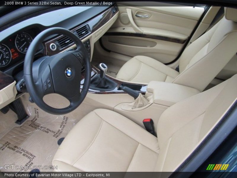 Deep Green Metallic / Beige 2008 BMW 3 Series 328xi Sedan