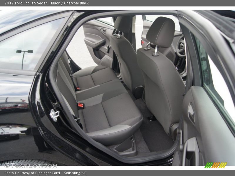 Black / Charcoal Black 2012 Ford Focus S Sedan