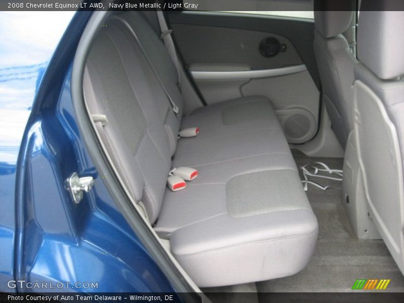Navy Blue Metallic / Light Gray 2008 Chevrolet Equinox LT AWD