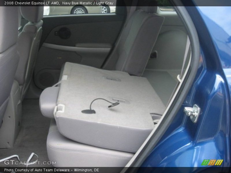 Navy Blue Metallic / Light Gray 2008 Chevrolet Equinox LT AWD