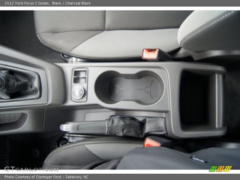 Black / Charcoal Black 2012 Ford Focus S Sedan