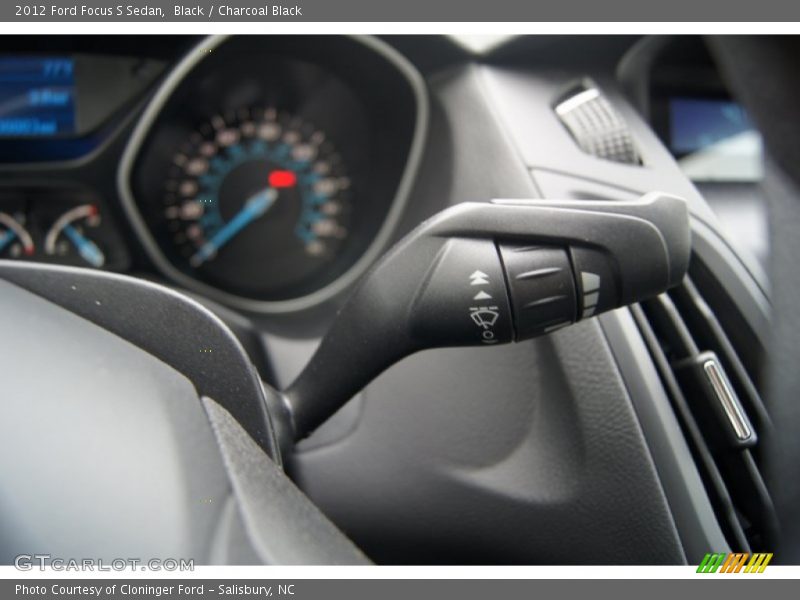 Black / Charcoal Black 2012 Ford Focus S Sedan