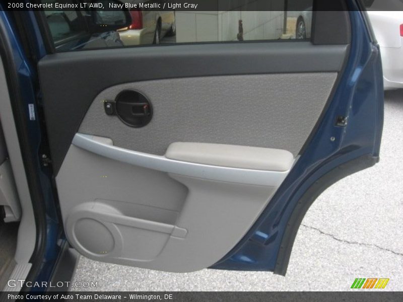 Navy Blue Metallic / Light Gray 2008 Chevrolet Equinox LT AWD