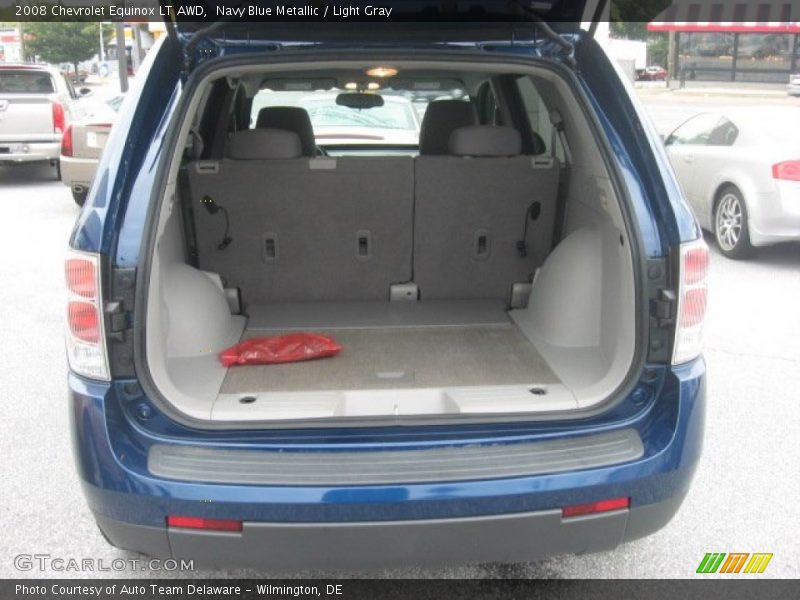 Navy Blue Metallic / Light Gray 2008 Chevrolet Equinox LT AWD