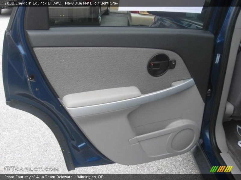 Navy Blue Metallic / Light Gray 2008 Chevrolet Equinox LT AWD