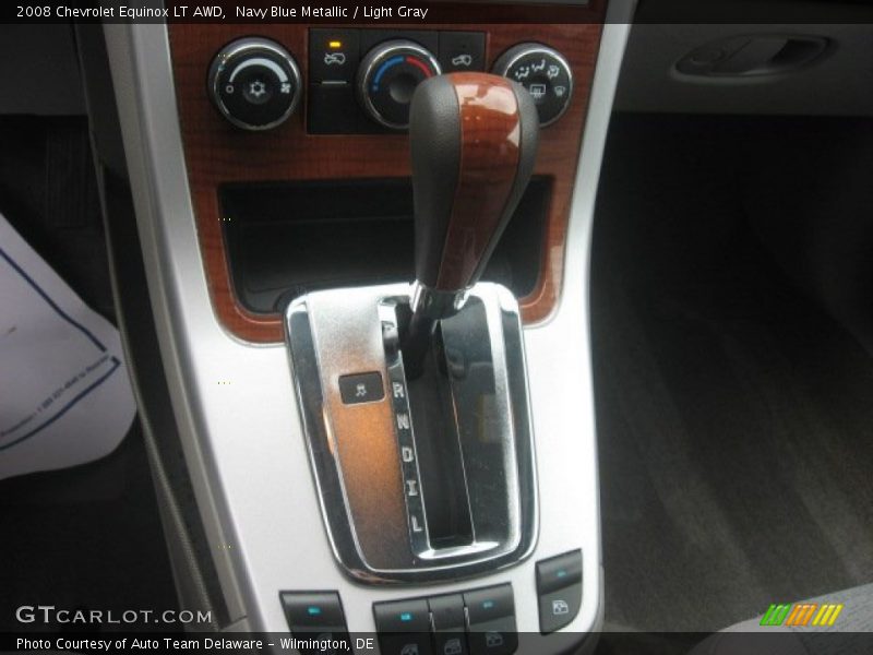 Navy Blue Metallic / Light Gray 2008 Chevrolet Equinox LT AWD