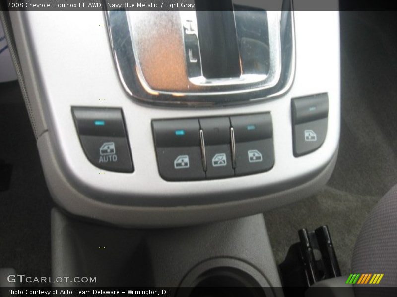 Navy Blue Metallic / Light Gray 2008 Chevrolet Equinox LT AWD
