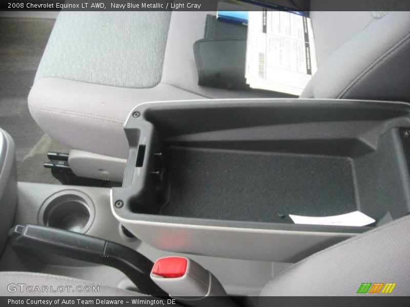 Navy Blue Metallic / Light Gray 2008 Chevrolet Equinox LT AWD
