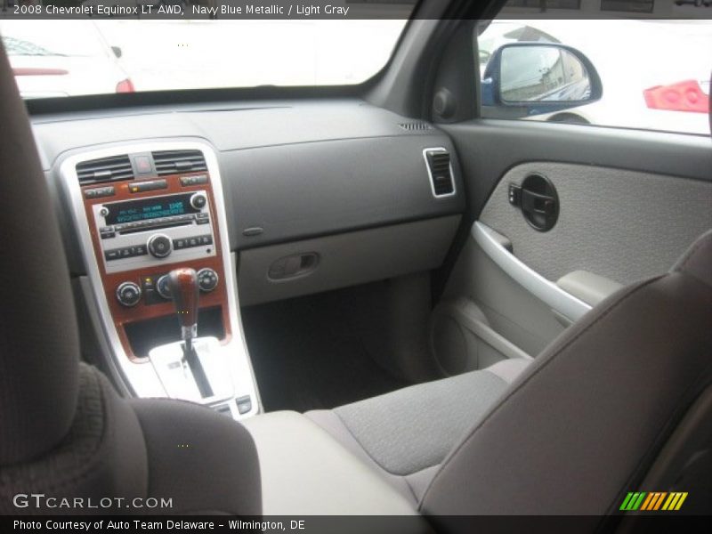 Navy Blue Metallic / Light Gray 2008 Chevrolet Equinox LT AWD