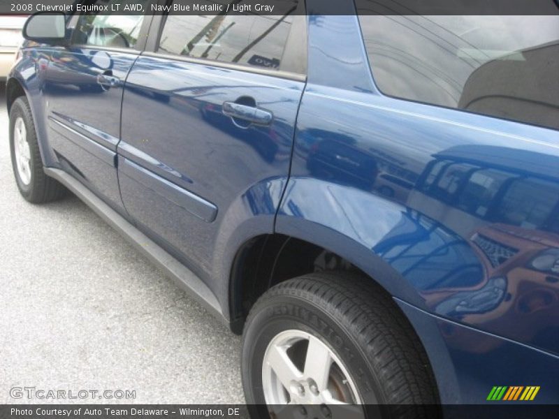 Navy Blue Metallic / Light Gray 2008 Chevrolet Equinox LT AWD