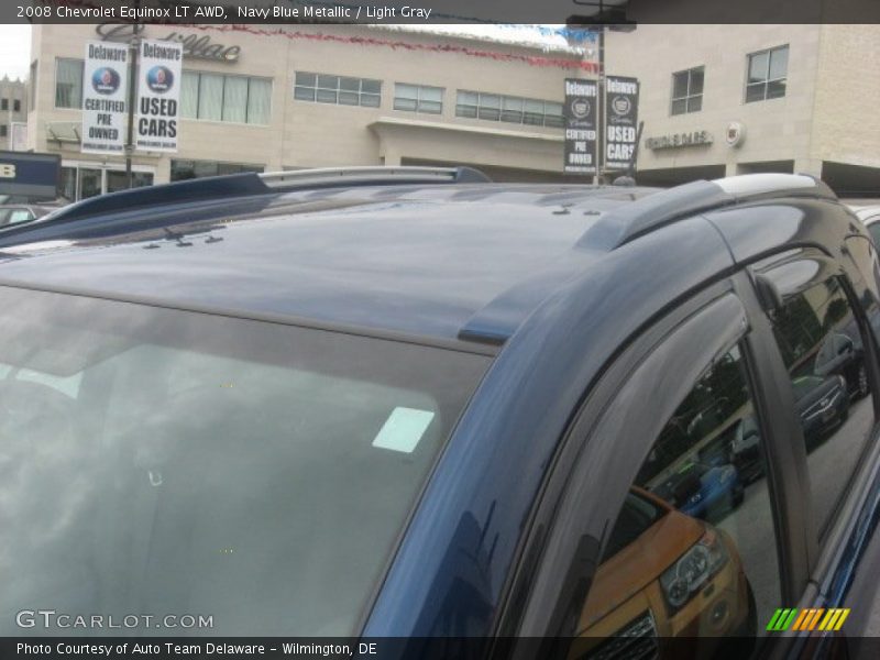 Navy Blue Metallic / Light Gray 2008 Chevrolet Equinox LT AWD