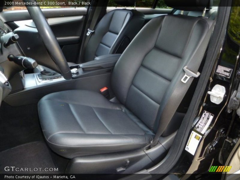 Black / Black 2008 Mercedes-Benz C 300 Sport