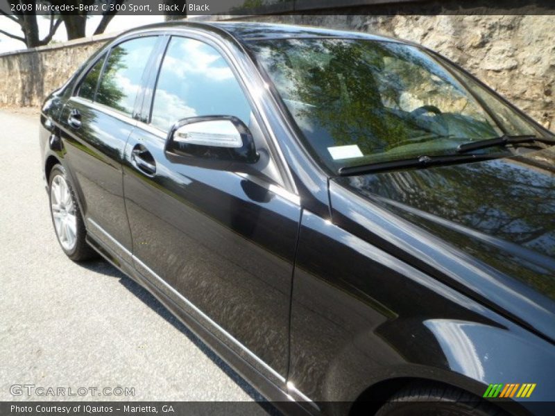 Black / Black 2008 Mercedes-Benz C 300 Sport
