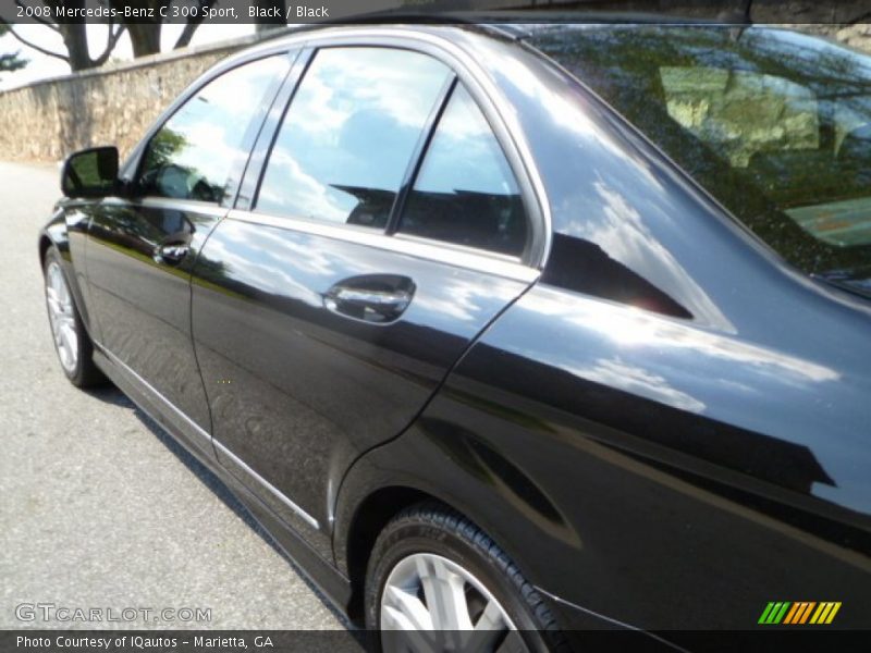 Black / Black 2008 Mercedes-Benz C 300 Sport