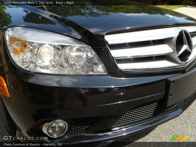 Black / Black 2008 Mercedes-Benz C 300 Sport