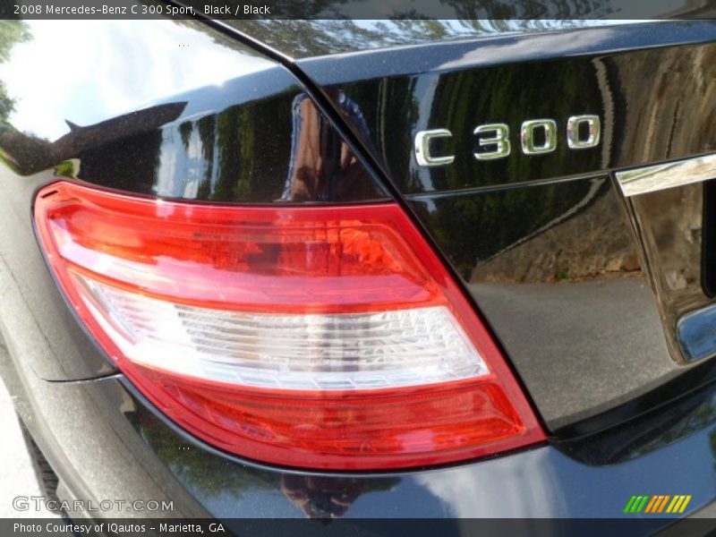 Black / Black 2008 Mercedes-Benz C 300 Sport