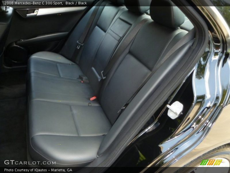 Black / Black 2008 Mercedes-Benz C 300 Sport