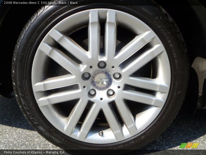 Black / Black 2008 Mercedes-Benz C 300 Sport