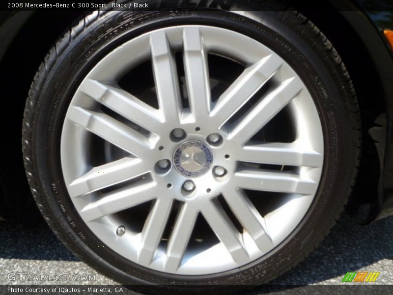 Black / Black 2008 Mercedes-Benz C 300 Sport