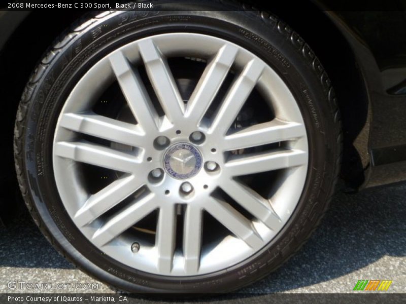 Black / Black 2008 Mercedes-Benz C 300 Sport