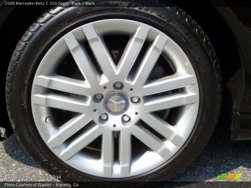 Black / Black 2008 Mercedes-Benz C 300 Sport