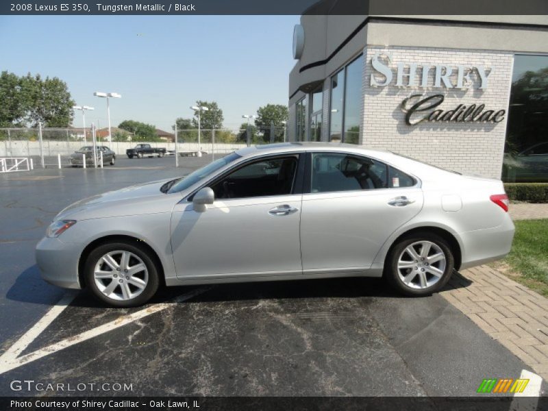 Tungsten Metallic / Black 2008 Lexus ES 350