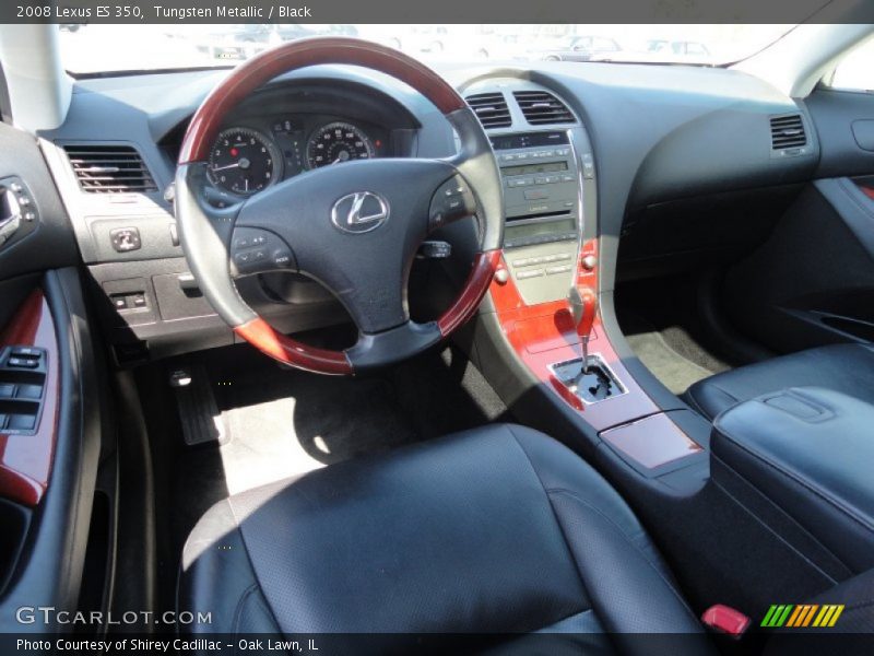 Tungsten Metallic / Black 2008 Lexus ES 350