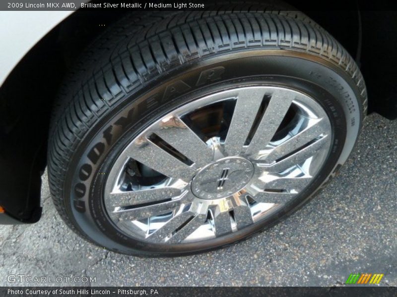 Brilliant Silver Metallic / Medium Light Stone 2009 Lincoln MKX AWD