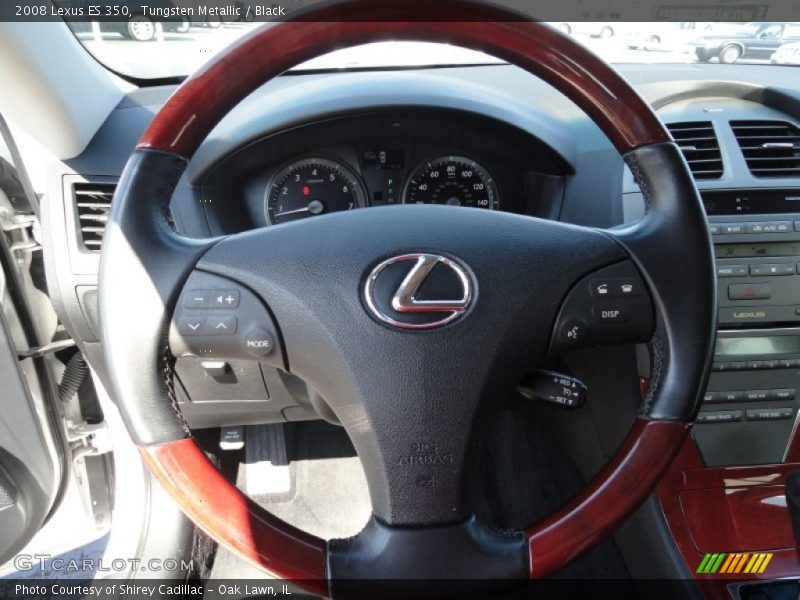 Tungsten Metallic / Black 2008 Lexus ES 350