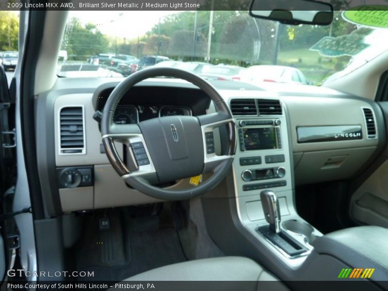 Brilliant Silver Metallic / Medium Light Stone 2009 Lincoln MKX AWD