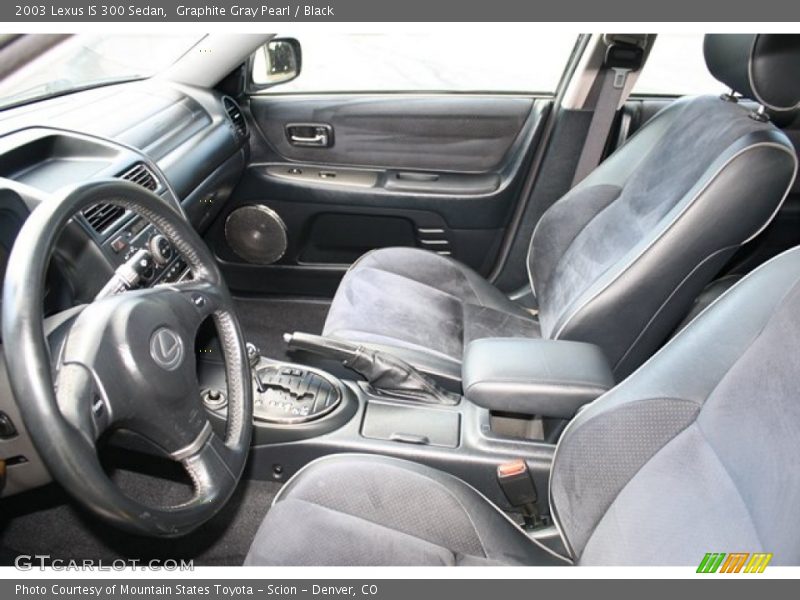 Graphite Gray Pearl / Black 2003 Lexus IS 300 Sedan