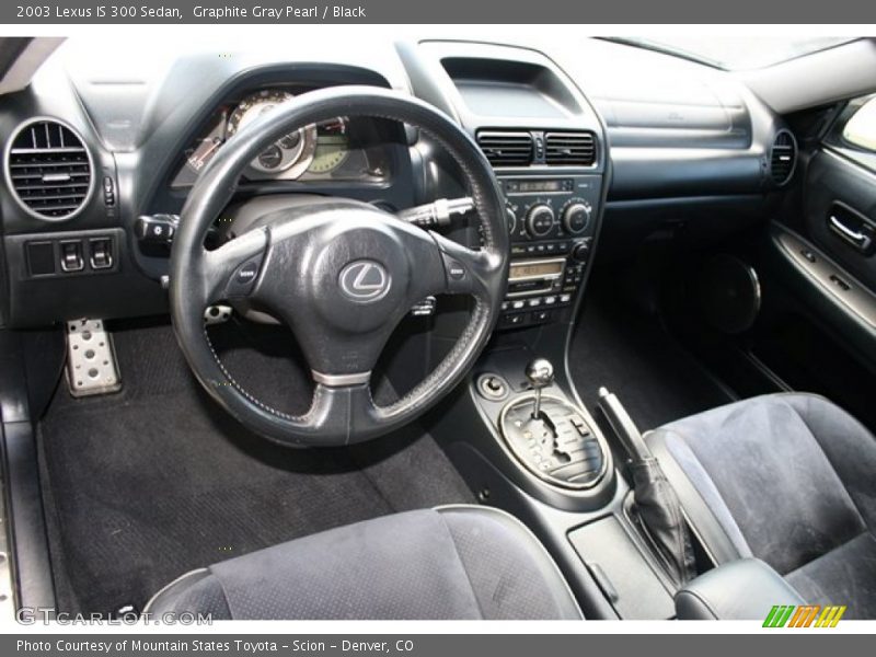 Graphite Gray Pearl / Black 2003 Lexus IS 300 Sedan