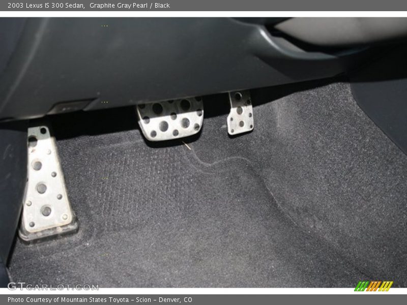 Graphite Gray Pearl / Black 2003 Lexus IS 300 Sedan