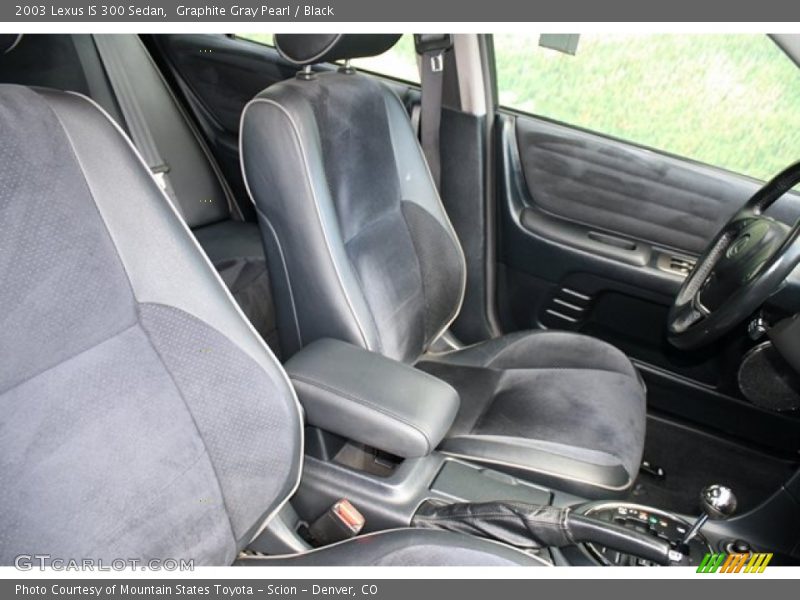Graphite Gray Pearl / Black 2003 Lexus IS 300 Sedan