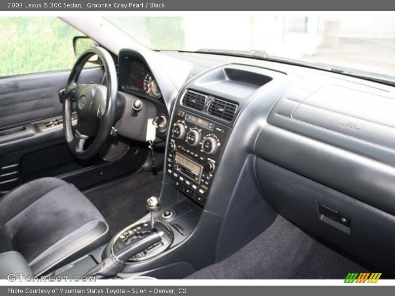 Graphite Gray Pearl / Black 2003 Lexus IS 300 Sedan