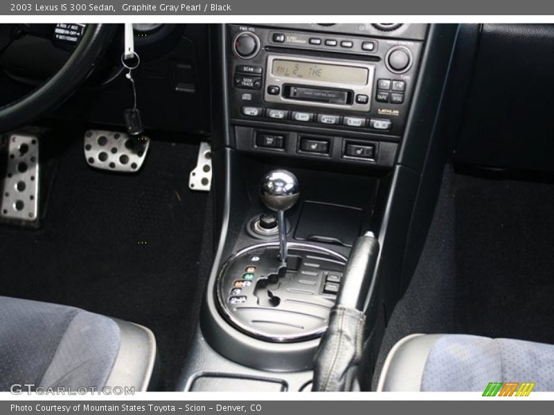 Graphite Gray Pearl / Black 2003 Lexus IS 300 Sedan