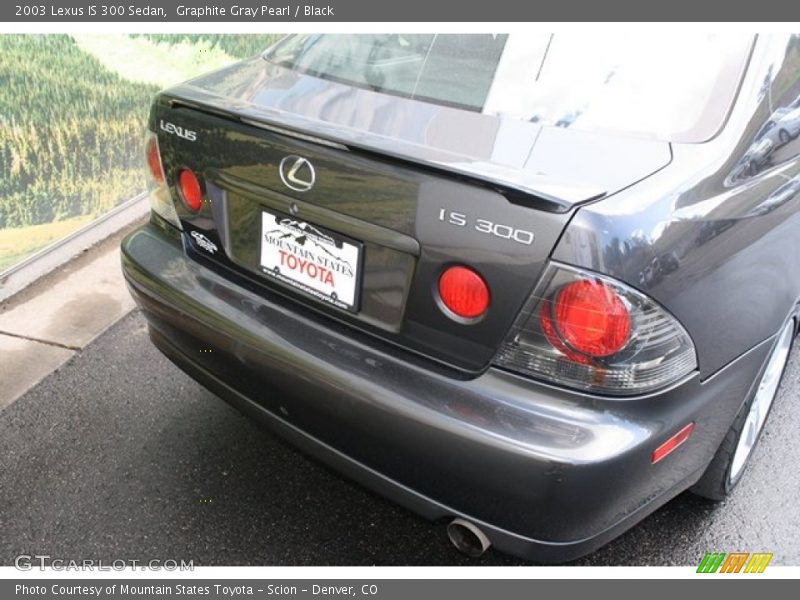 Graphite Gray Pearl / Black 2003 Lexus IS 300 Sedan