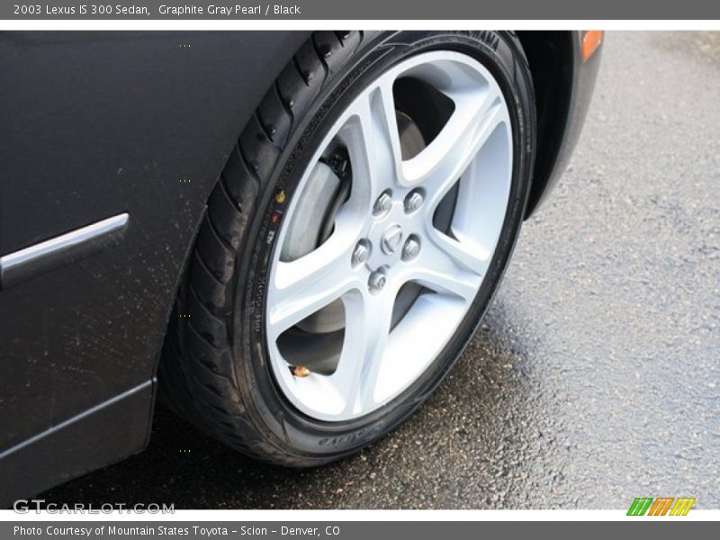 Graphite Gray Pearl / Black 2003 Lexus IS 300 Sedan