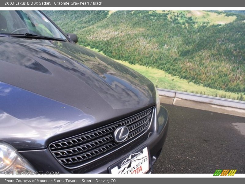 Graphite Gray Pearl / Black 2003 Lexus IS 300 Sedan