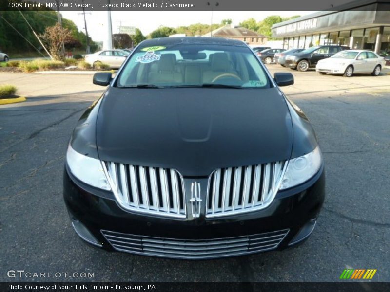 Tuxedo Black Metallic / Cashmere 2009 Lincoln MKS AWD Sedan