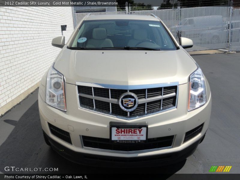 Gold Mist Metallic / Shale/Brownstone 2012 Cadillac SRX Luxury