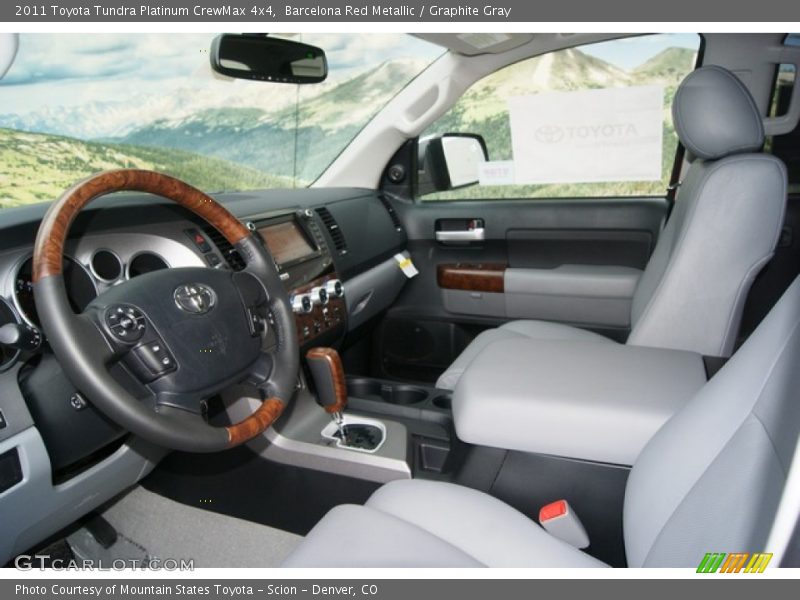 Barcelona Red Metallic / Graphite Gray 2011 Toyota Tundra Platinum CrewMax 4x4