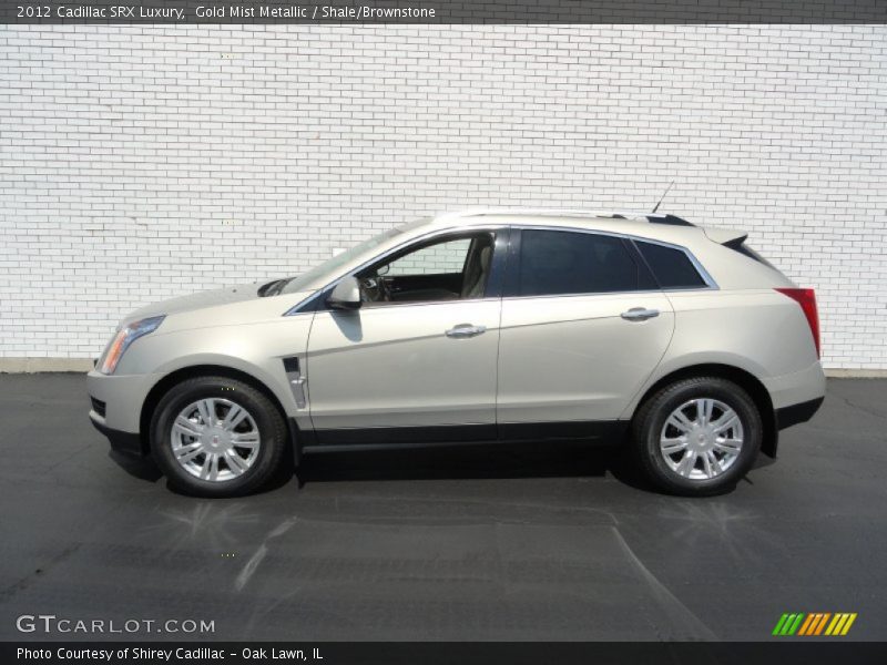  2012 SRX Luxury Gold Mist Metallic